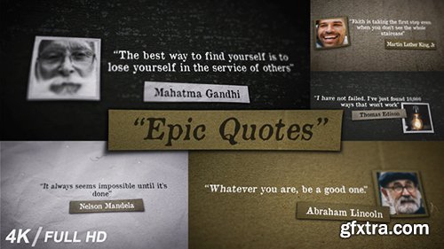 Videohive Epic Quotes 15949020