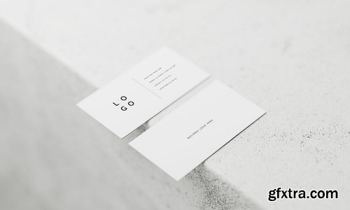 CreativeMarket 5 White Business Card Mockups 2025267