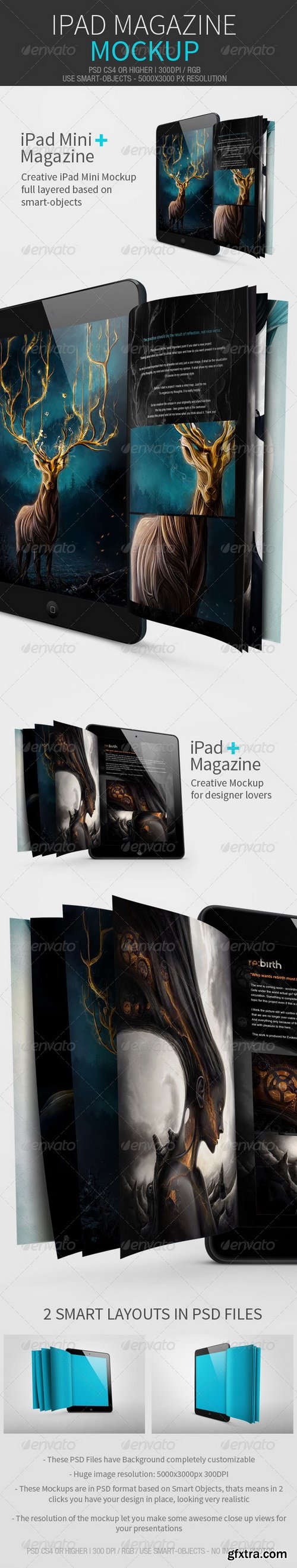 GraphicRiver - iPad Magazine Mockup 4066329