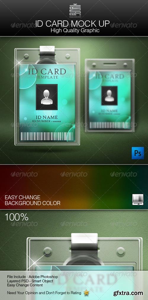 GraphicRiver - ID Card Mock up 2452244