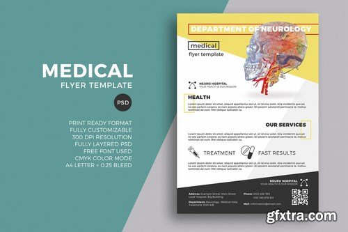 Medical flyer template