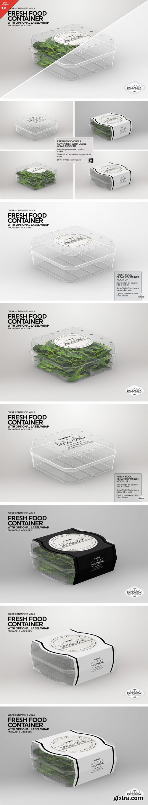 CM - Clear Fresh Food Container MockUp 2022765