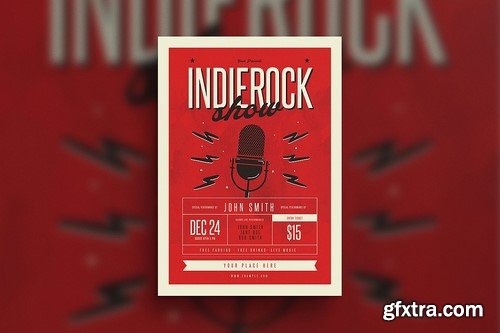 CM - Indierock Event Flyer 2124285