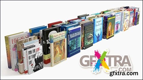 3D Book Models for 3ds Max