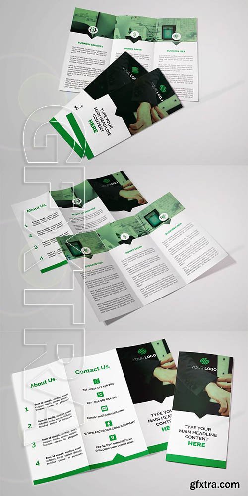 CreativeMarket - Trifold Brochure 2288649