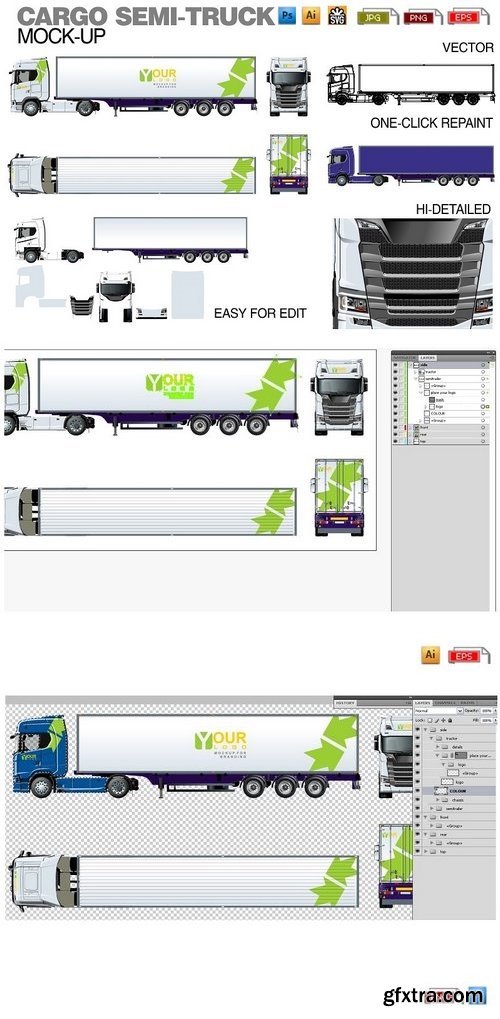 CM - Vector truck mock-up 1540266
