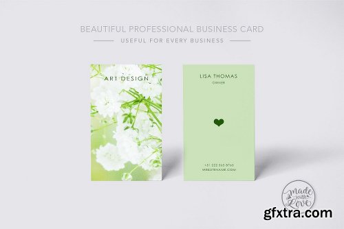 CreativeMarket Beautiful Creative Art Business Card 2297678