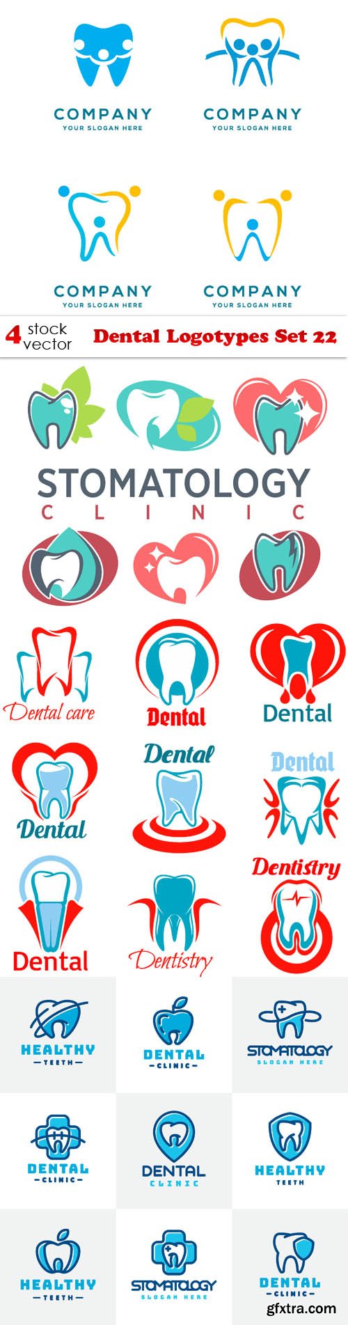 Vectors - Dental Logotypes Set 22