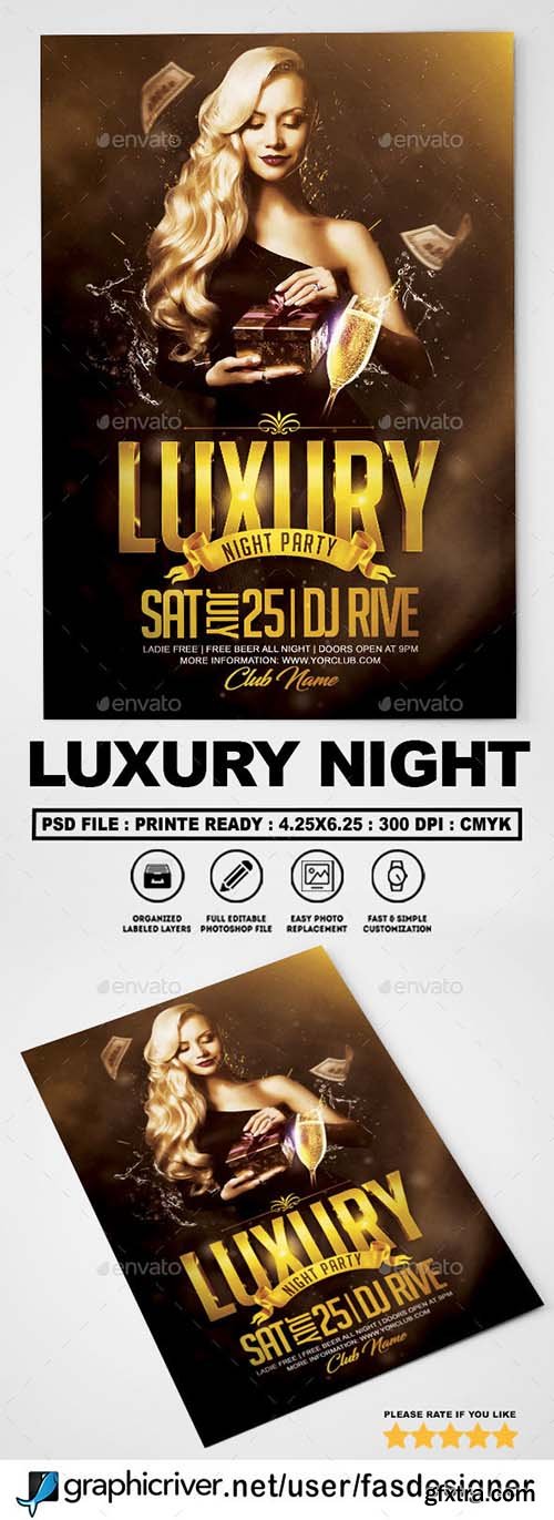 Luxury Night Flyer v2 21666765