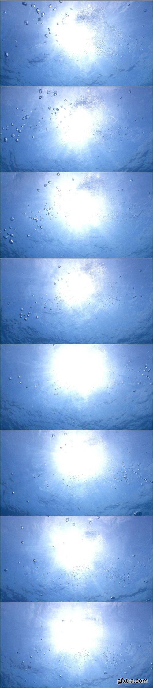 Air Bubbles Underwater