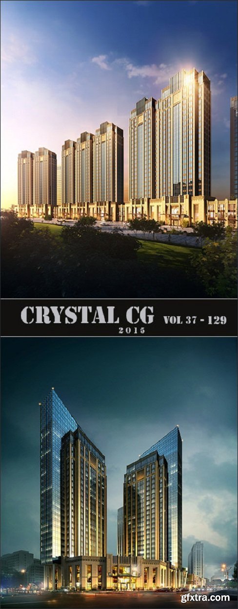 Exterior Building 3D Scene CRYSTAL CG 37-129