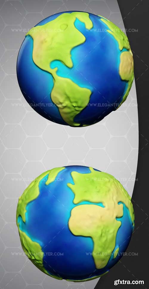 Earth V1 2018 3d Render Templates