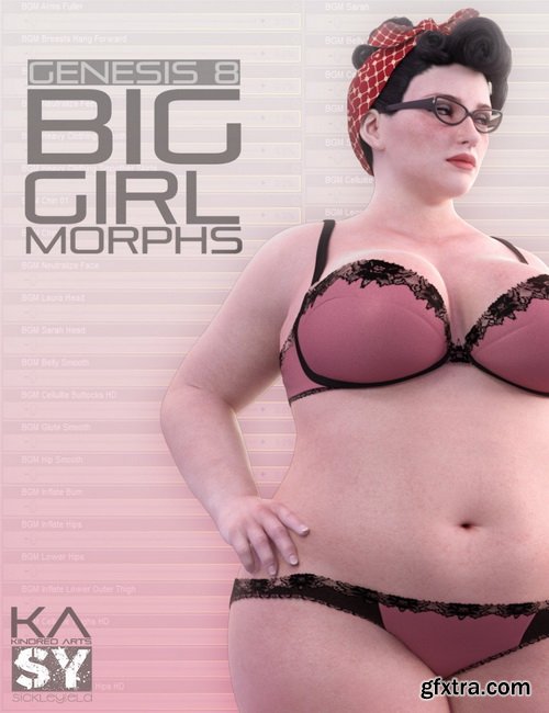 Daz3D - Big Girl Morphs for Genesis 8 Female