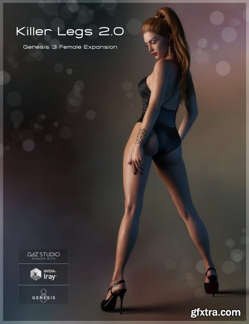 Daz3D - Killer Legs 2.0 Morphs for Genesis 3 Female(s) (Expansion)