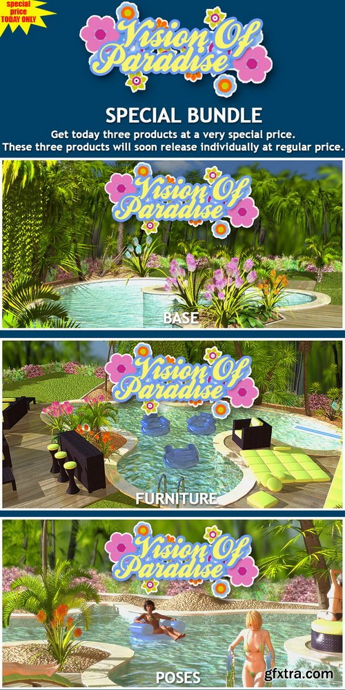 Daz3D - Vision Of Paradise BUNDLE