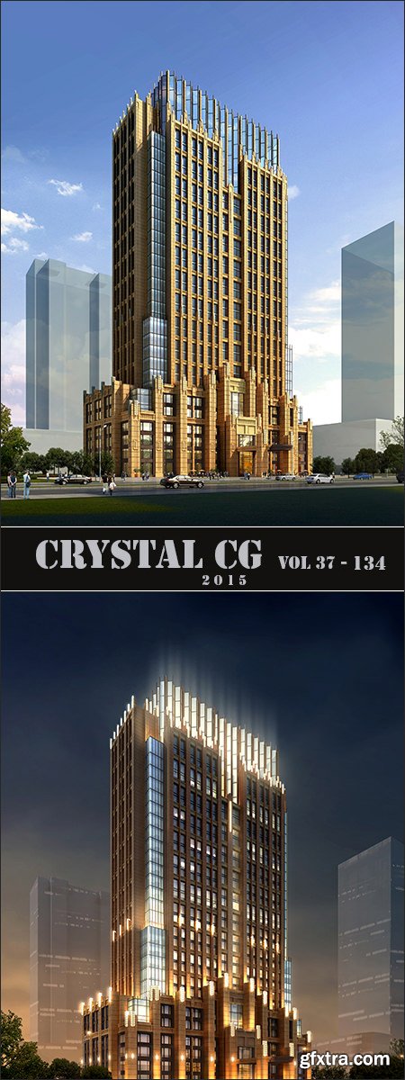 Exterior Building 3D Scene CRYSTAL CG 37-134