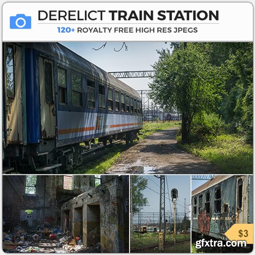 PhotoBash - DERELICT TRAIN STATION