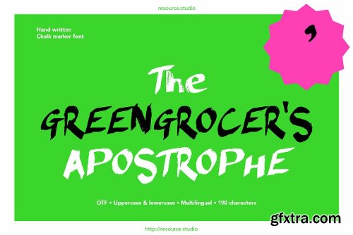 CreativeMarket The Greengrocer\'s Apostrophe 2425690