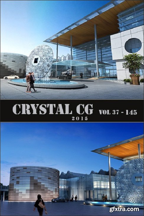 Exterior Building 3D Scene CRYSTAL CG 37-145
