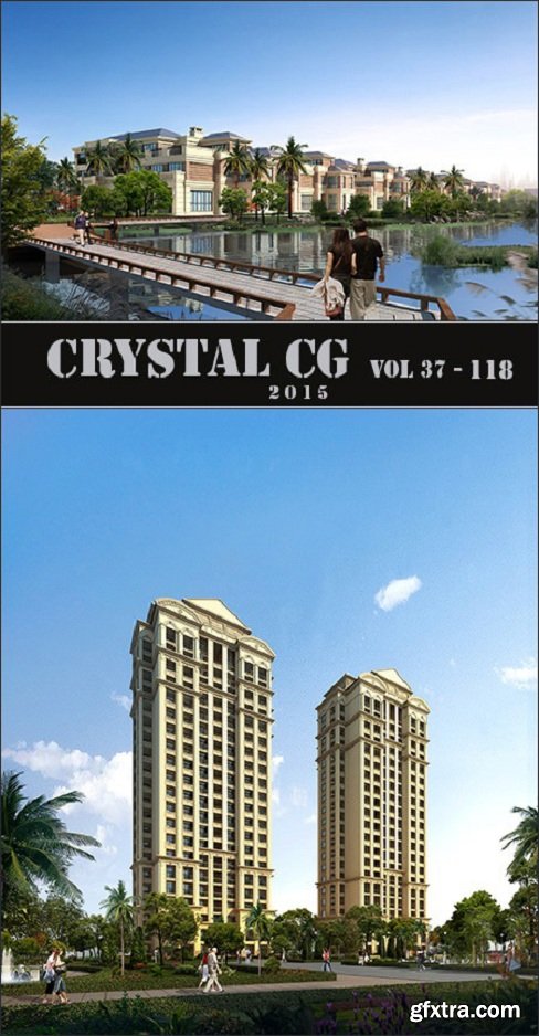 Exterior Building 3D Scene CRYSTAL CG 37-118