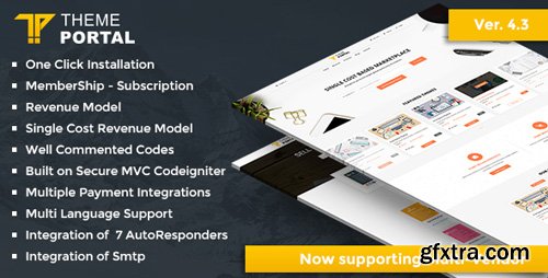 CodeCanyon - Theme Portal Marketplace v4.0 - Sell Digital Products ,Themes, Plugins ,Scripts - Multi Vendor - 16869890