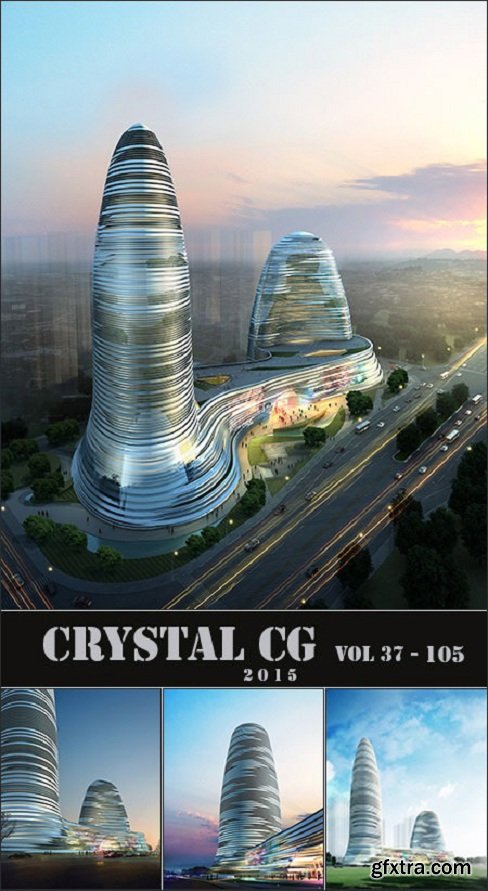 Exterior Building 3D Scene CRYSTAL CG 37-105