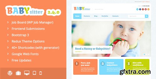 ThemeForest - Babysitter v2.4.0 - Job Board WordPress Theme - 5702597 - NULLED