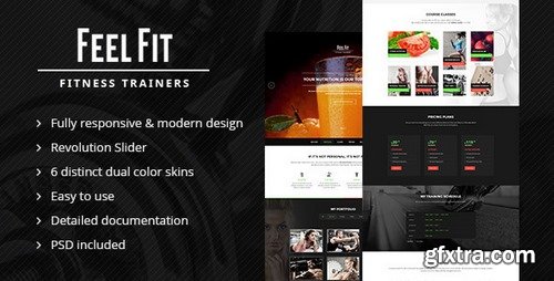 ThemeForest - Personal Trainer - One Page HTML5 Template + PSD Files ! - 7992614