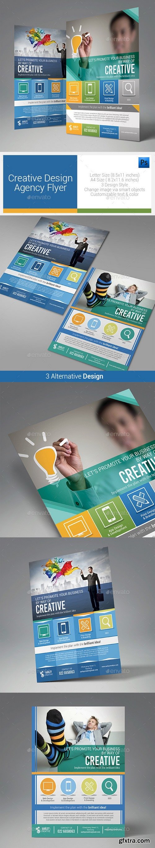 Graphicriver - Creative Design Agency Flyers 10147959
