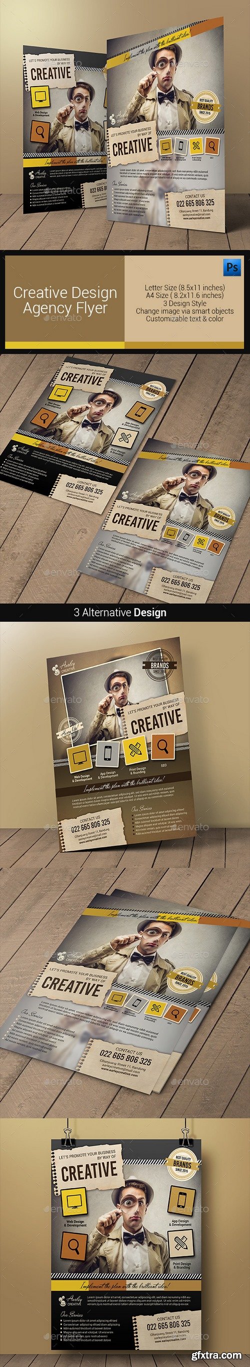 Graphicriver - Creative Design Agency Flyers 10880677