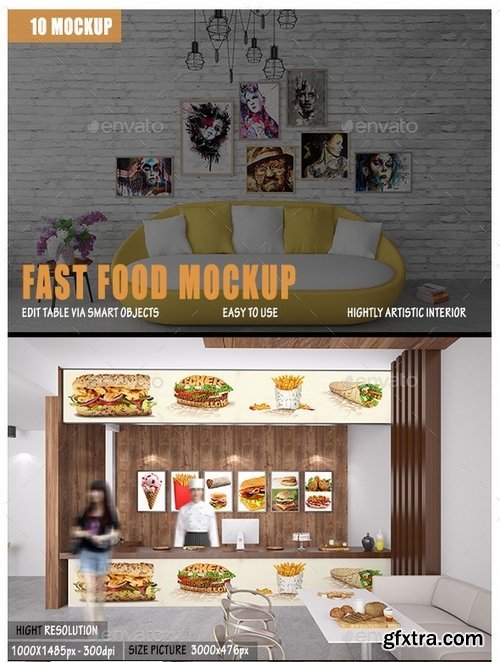 GraphicRiver - Fast Food Mockup 9402272