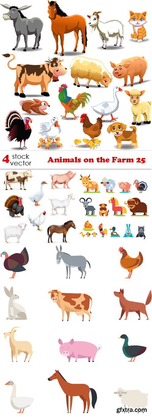 Vectors - Animals on the Farm 25
