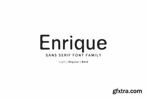 CM - Enrique Sans Serif Font Family 2431803