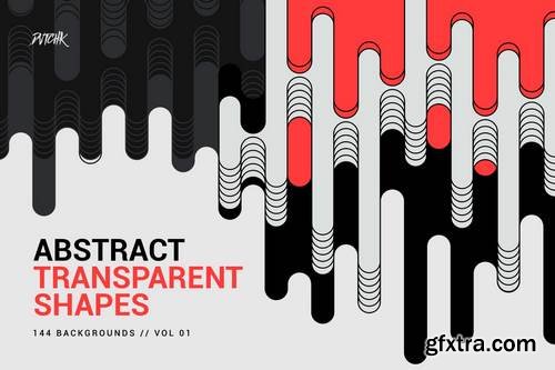 Abstract Transparent Rounded Shapes | Vol. 01