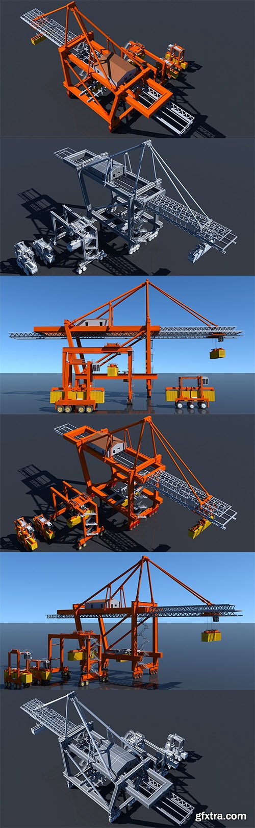 Cubebrush - Cargo Crane Collection