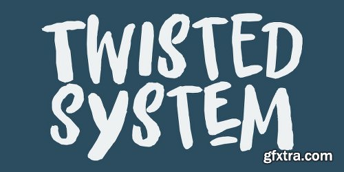 Twisted System Font