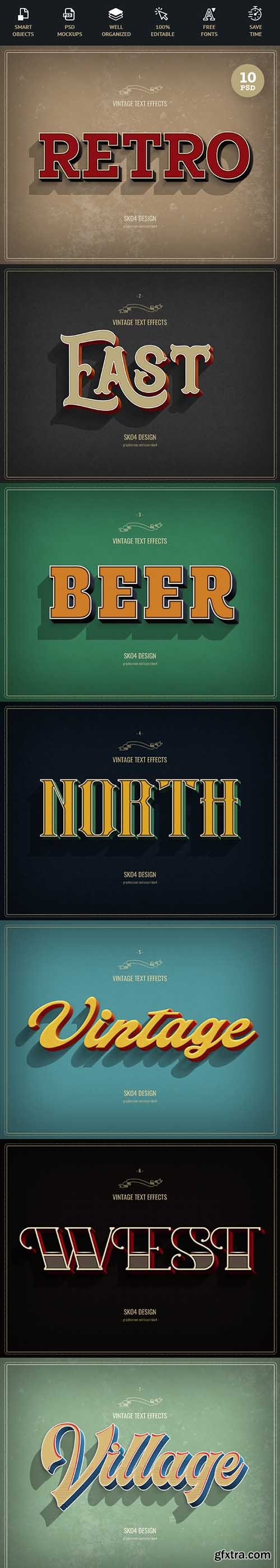Graphicriver Retro Text Effects 22670888