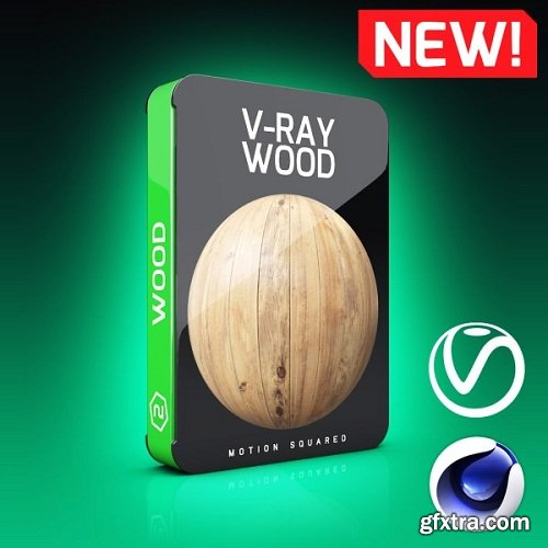 Motion Squared – V-Ray Wood Texture Pack for Cinema 4D