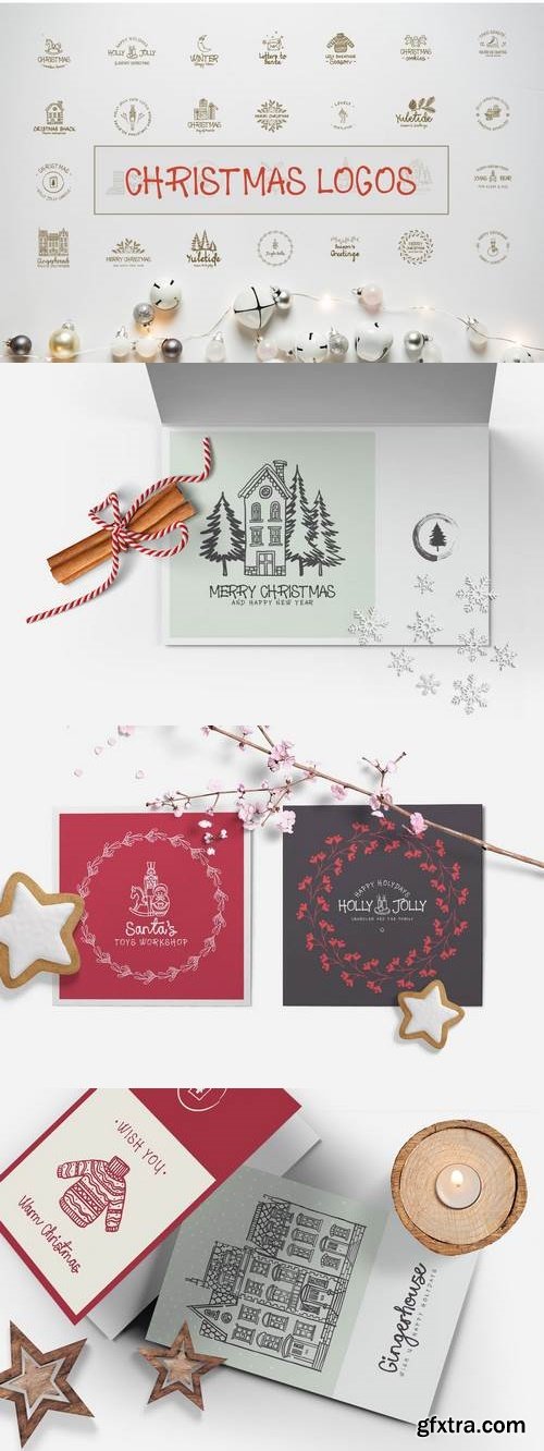 30 Winter Holiday Logos