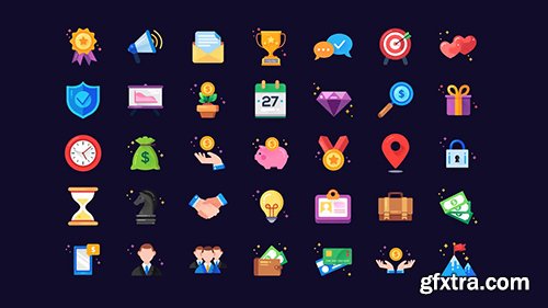35 Animated Business Icons 139421