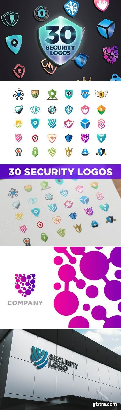 30 Modern Security Logos