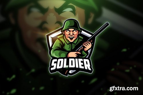 Soldier - Mascot & Esport Logos