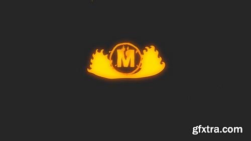 MotionArray Hand Drawn Fireball Logo 186461