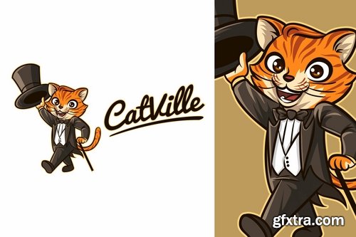 Cat Mascot Logos