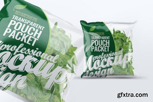Transparent Pouch Packet Mock-Up