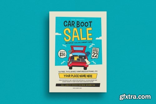 Car Boot Sale Event Flyer