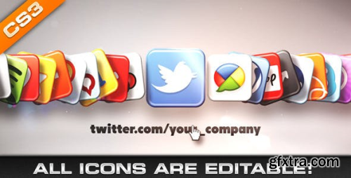 Videohive Media & Social Networks Icons 498795