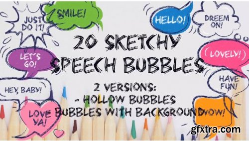 Cheerful Speech Bubbles 201181