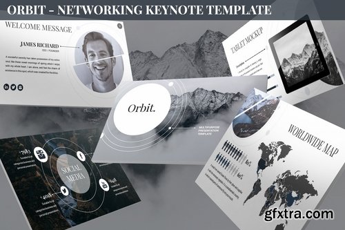 Orbit - Networking Keynote Template