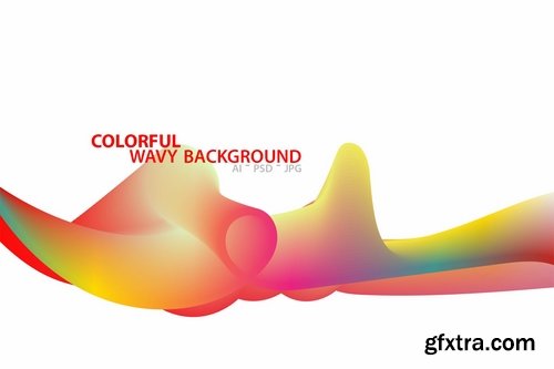 Colorful Wavy Background 3